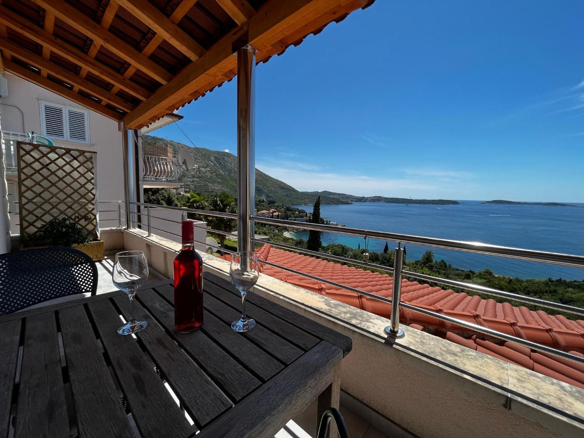 Apartments Vita - Modern Apartments With A Beautiful View Of The Adriatic Sea Mlini Eksteriør bilde