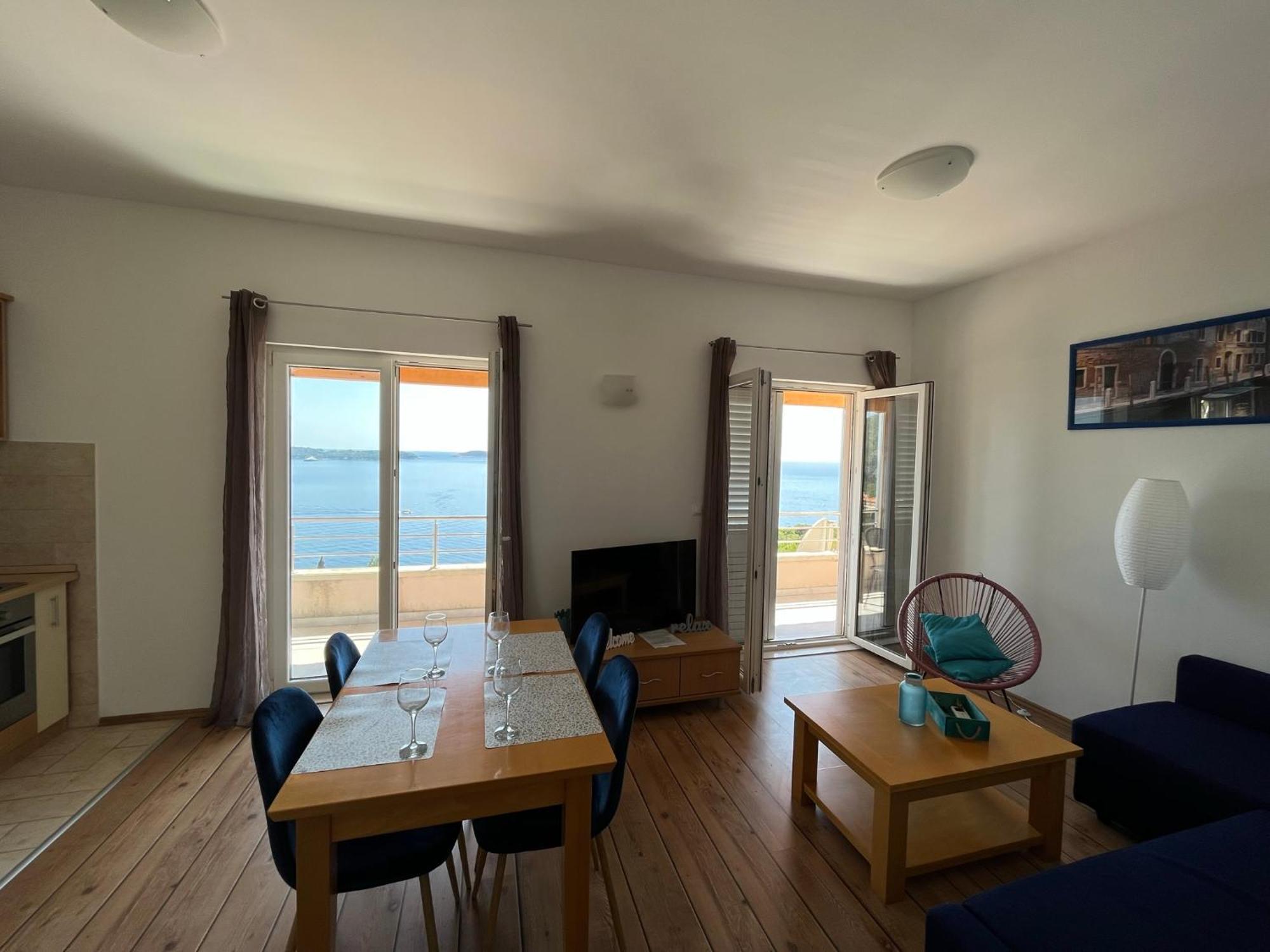 Apartments Vita - Modern Apartments With A Beautiful View Of The Adriatic Sea Mlini Eksteriør bilde